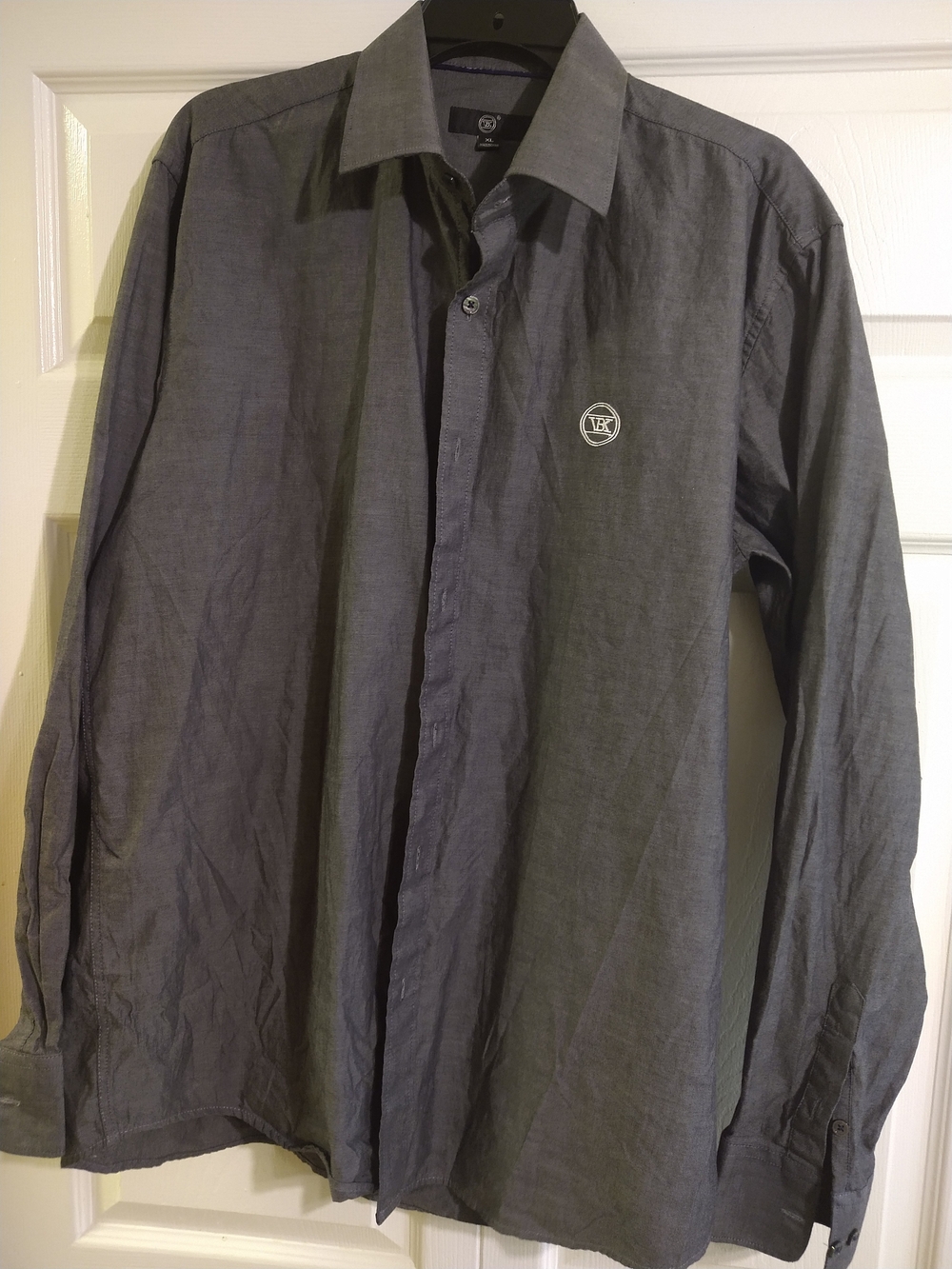 Lightweight Men's Button-Up Shirt Jacket in Charcoal
